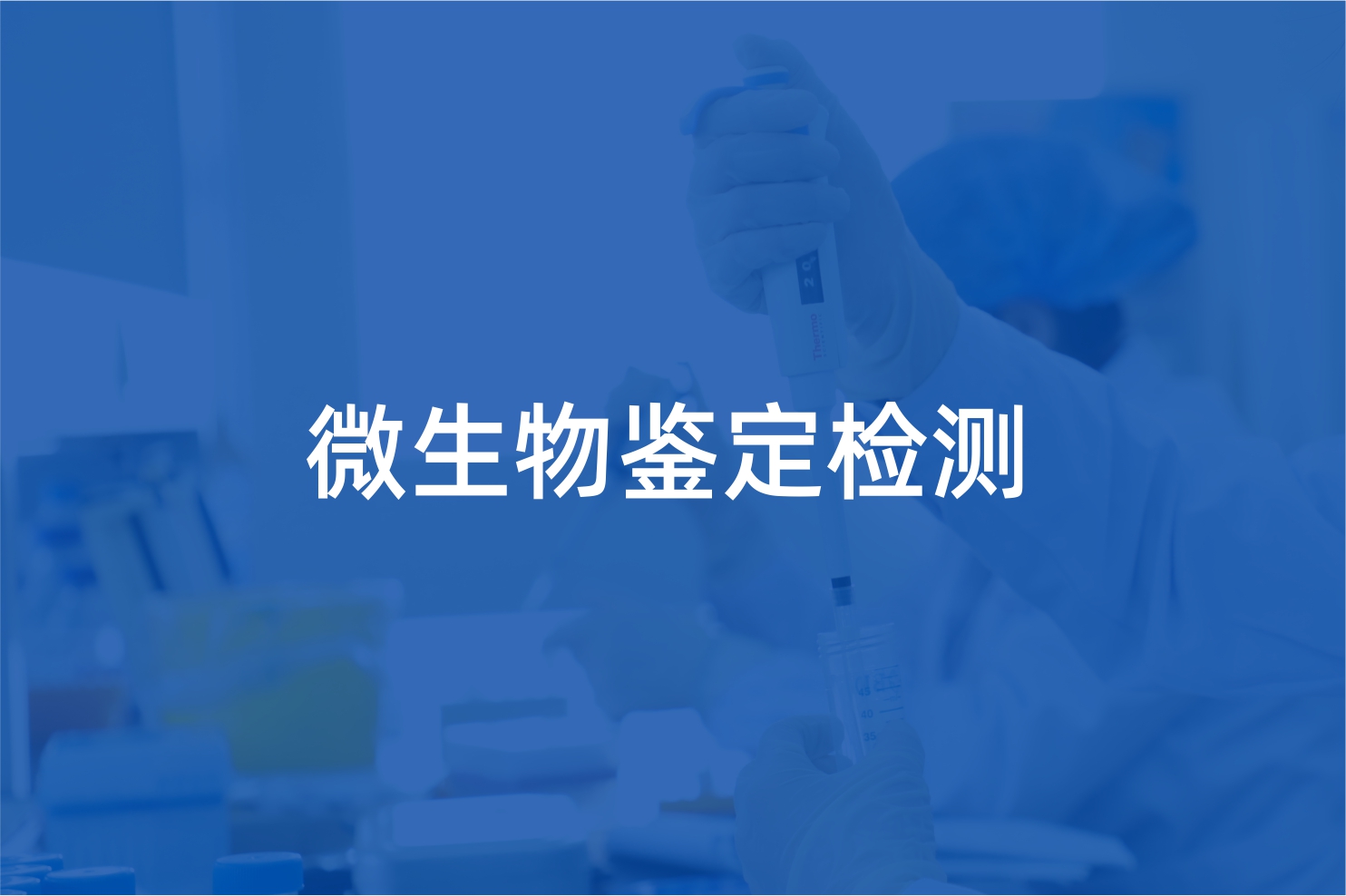 微生物鉴定检测...